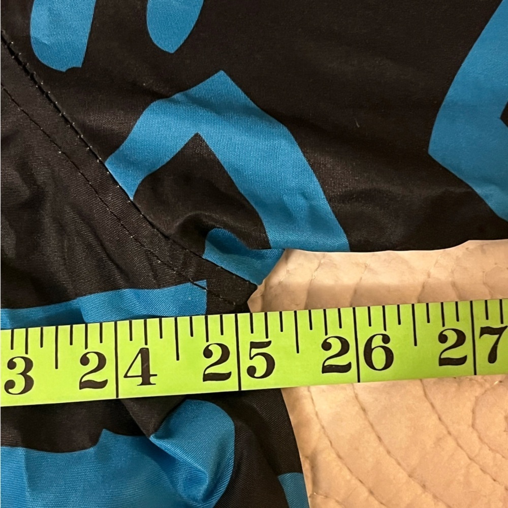 Members Only x Keith Haring Blue &  Black Patterned  Bomber Jacket sz-Large - Picture 10 of 12